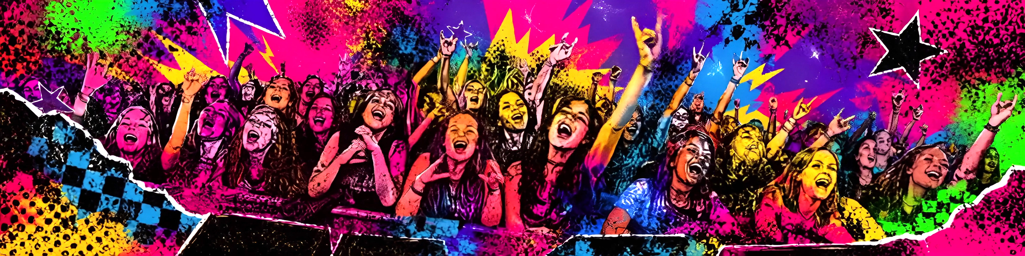 Ragazzine eccitate al concerto
